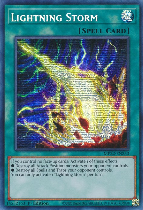 Lightning Storm [MP22-EN253] Prismatic Secret Rare | Odin's Place