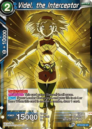 Videl, the Interceptor (BT16-034) [Realm of the Gods] | Odin's Place