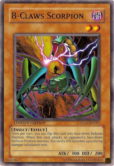8-Claws Scorpion [GLD1-EN007] Common | Odin's Place
