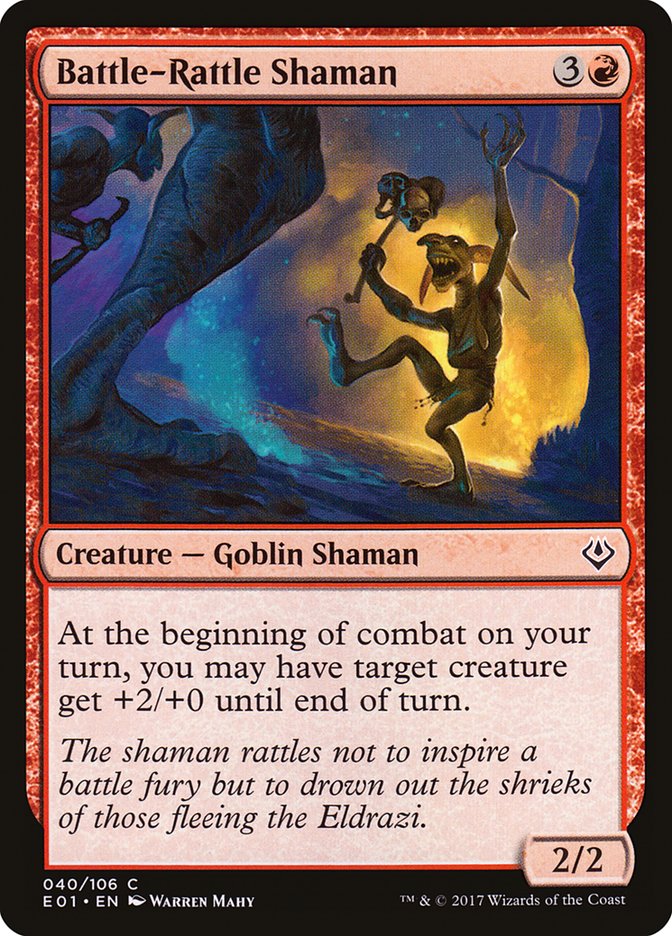Battle-Rattle Shaman (40) [Archenemy: Nicol Bolas] | Odin's Place