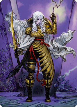 The Wandering Emperor 1 Art Card [Kamigawa: Neon Dynasty Art Series] | Odin's Place