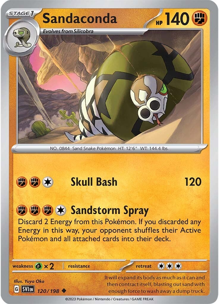 Sandaconda (120/198) [Scarlet & Violet: Base Set] | Odin's Place