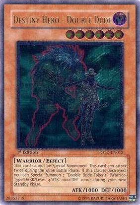 Destiny Hero - Double Dude [POTD-EN012] Ultimate Rare | Odin's Place