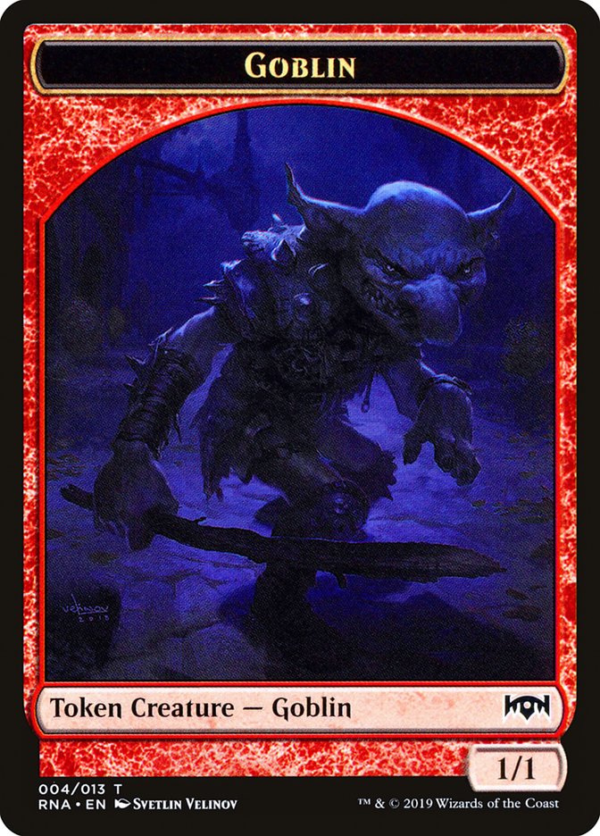 Goblin Token (4) [Ravnica Allegiance Tokens] | Odin's Place