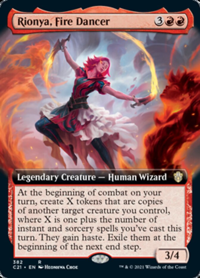 Rionya, Fire Dancer (Extended Art) [Commander 2021] | Odin's Place
