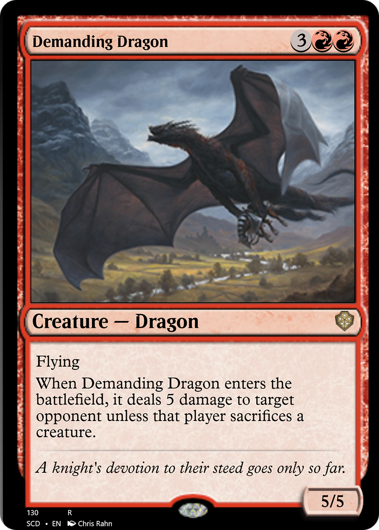 Demanding Dragon [Starter Commander Decks] | Odin's Place