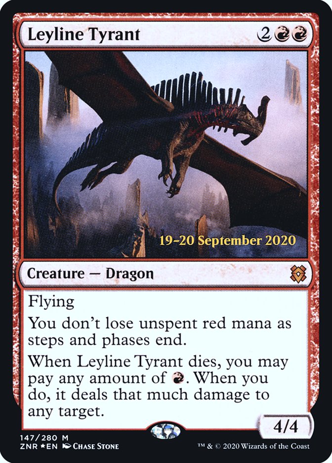 Leyline Tyrant [Zendikar Rising Prerelease Promos] | Odin's Place