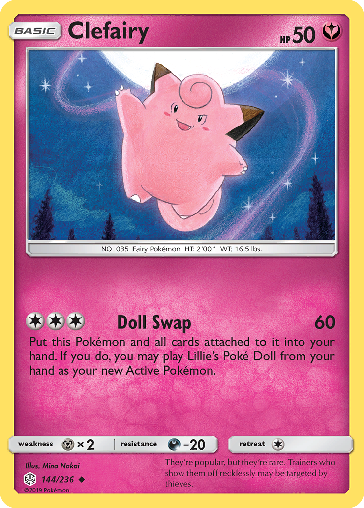 Clefairy (144/236) [Sun & Moon: Cosmic Eclipse] | Odin's Place