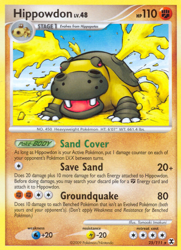 Hippowdon (25/111) [Platinum: Rising Rivals] | Odin's Place