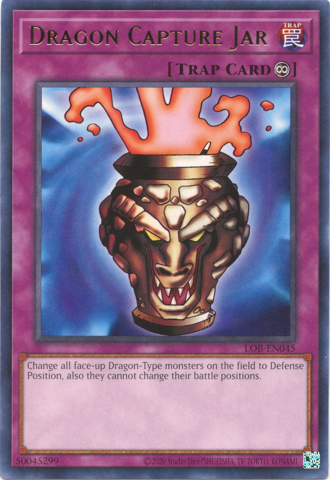 Dragon Capture Jar (25th Anniversary) [LOB-EN045] Rare | Odin's Place