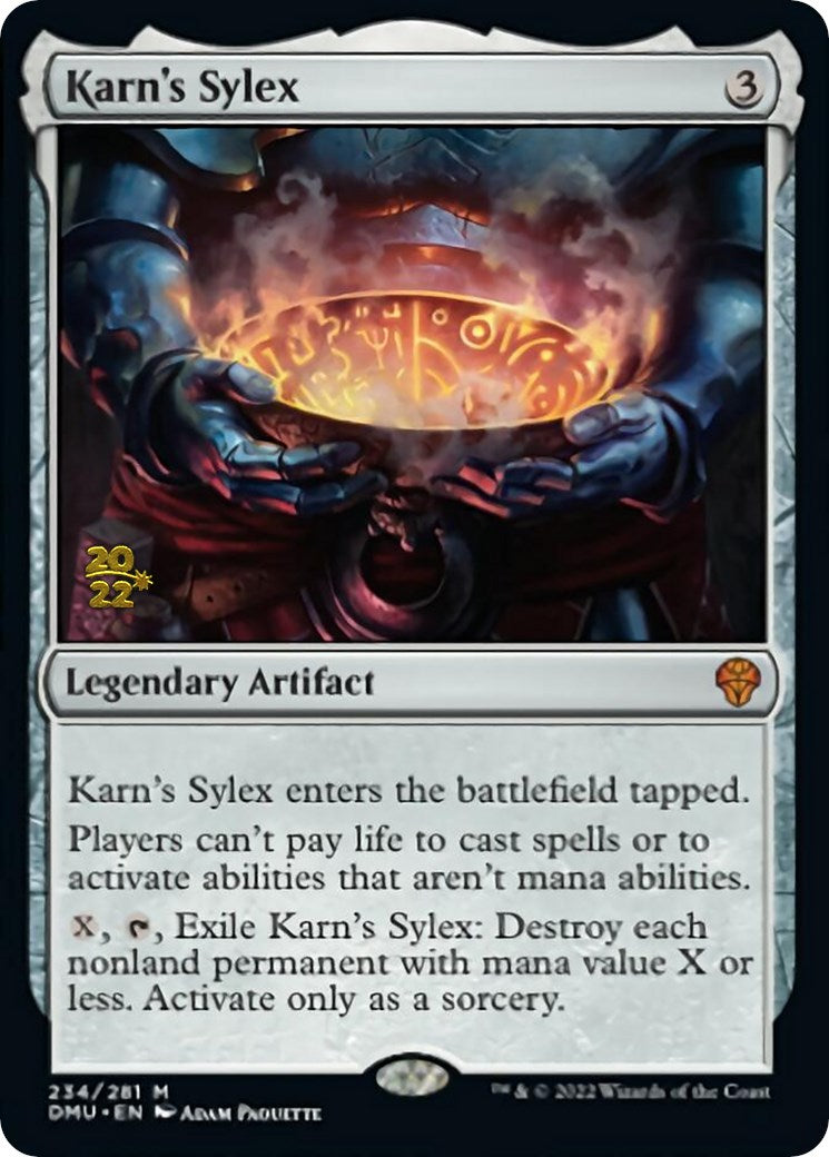 Karn's Sylex [Dominaria United Prerelease Promos] | Odin's Place