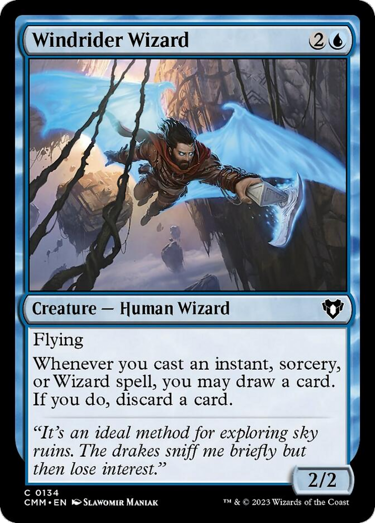 Windrider Wizard [Commander Masters] | Odin's Place