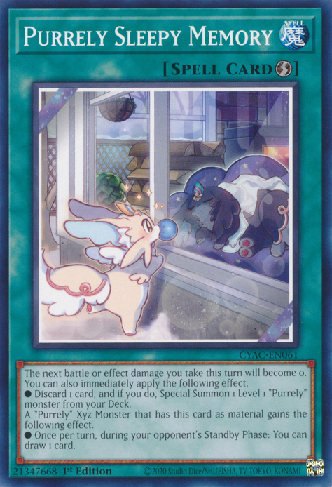 Purrely Sleepy Memory [CYAC-EN061] Common | Odin's Place