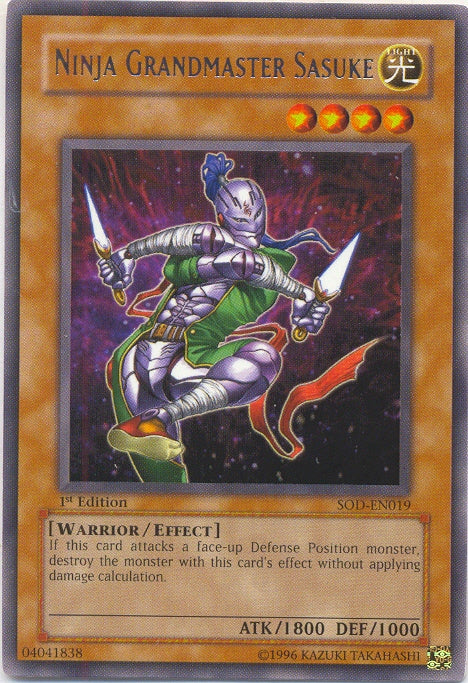 Ninja Grandmaster Sasuke [SOD-EN019] Rare | Odin's Place