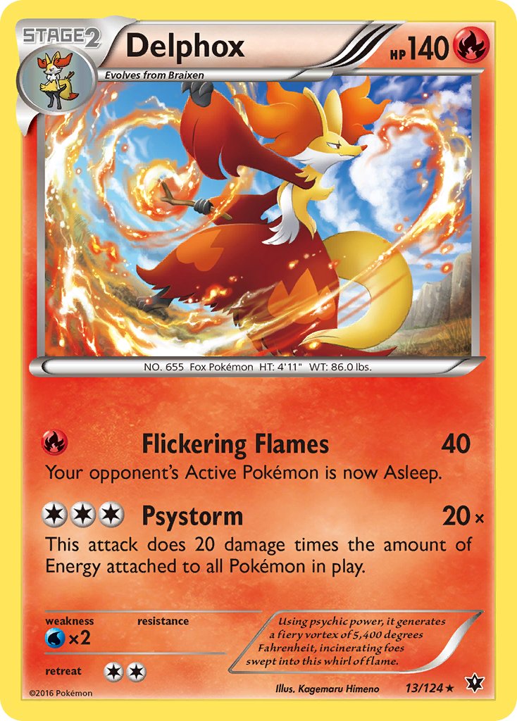 Delphox (13/124) (Theme Deck Exclusive) [XY: Fates Collide] | Odin's Place
