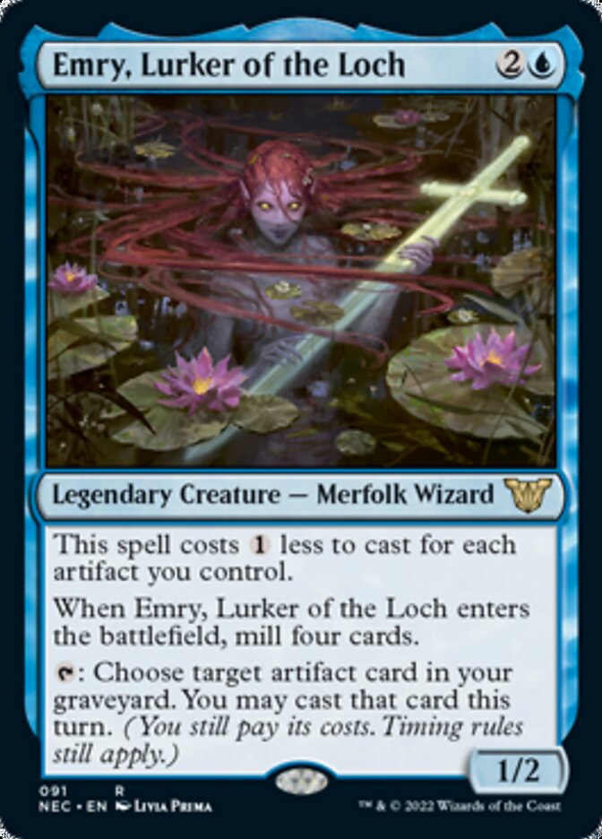 Emry, Lurker of the Loch [Kamigawa: Neon Dynasty Commander] | Odin's Place