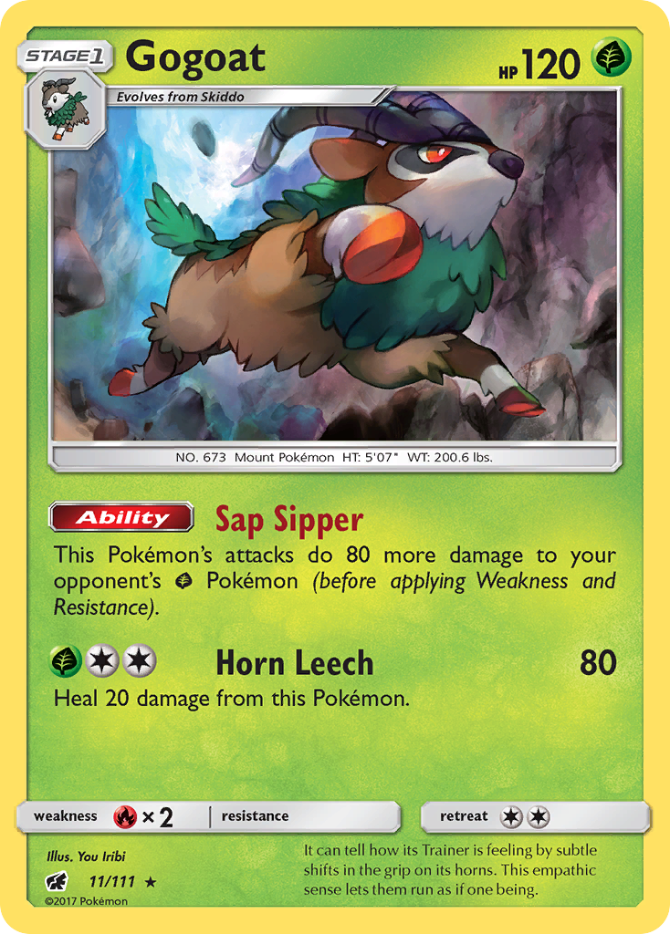 Gogoat (11/111) [Sun & Moon: Crimson Invasion] | Odin's Place
