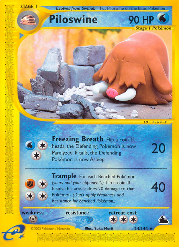 Piloswine (24/144) [Skyridge] | Odin's Place