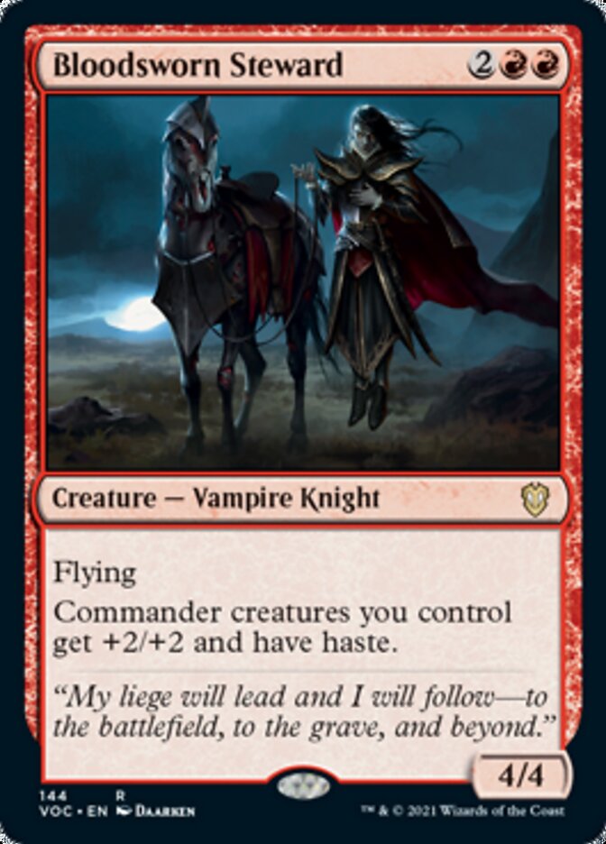 Bloodsworn Steward [Innistrad: Crimson Vow Commander] | Odin's Place