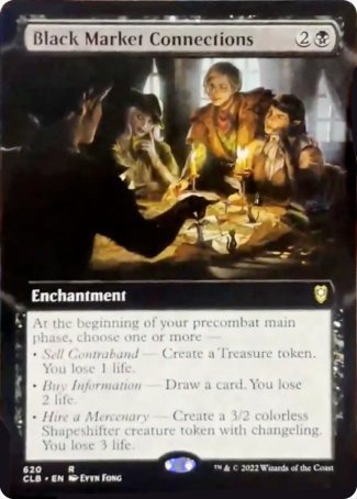 Black Market Connections (Extended Art) [Commander Legends: Battle for Baldur's Gate] | Odin's Place