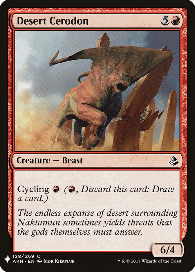 Desert Cerodon [Mystery Booster] | Odin's Place