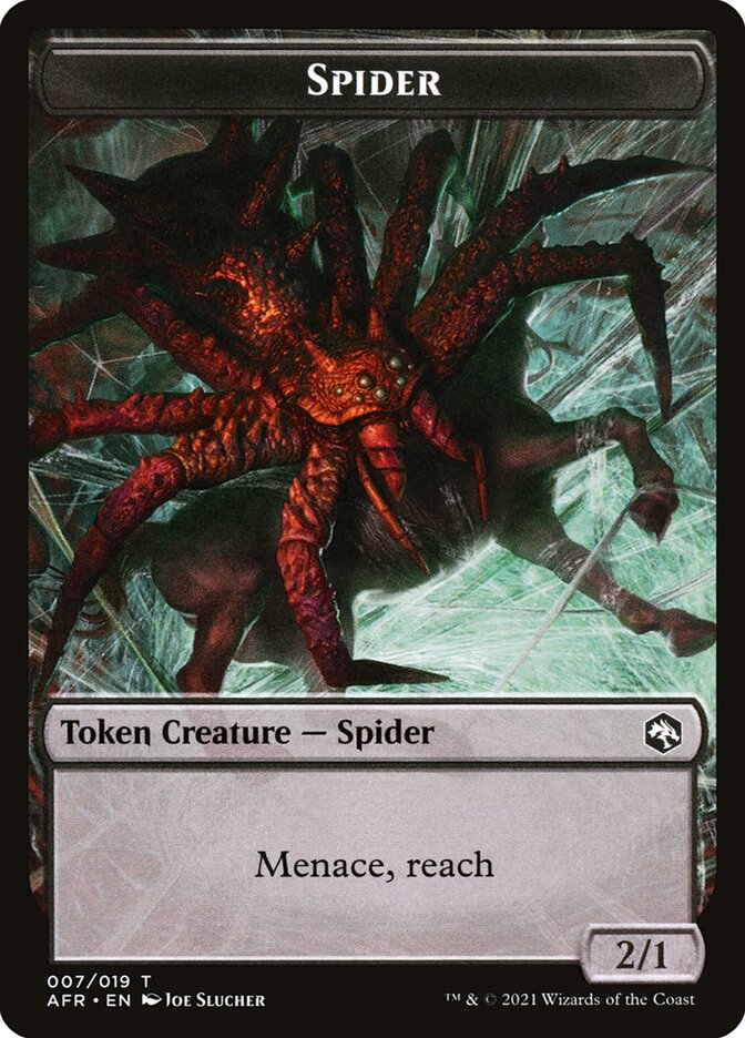 Spider Token [Dungeons & Dragons: Adventures in the Forgotten Realms Tokens] | Odin's Place