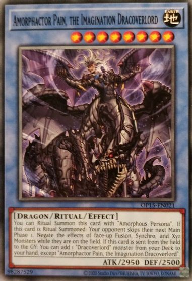 Amorphactor Pain, the Imagination Dracoverlord [OP15-EN021] Common | Odin's Place