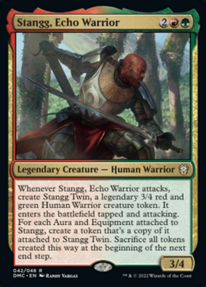 Stangg, Echo Warrior [Dominaria United Commander] | Odin's Place