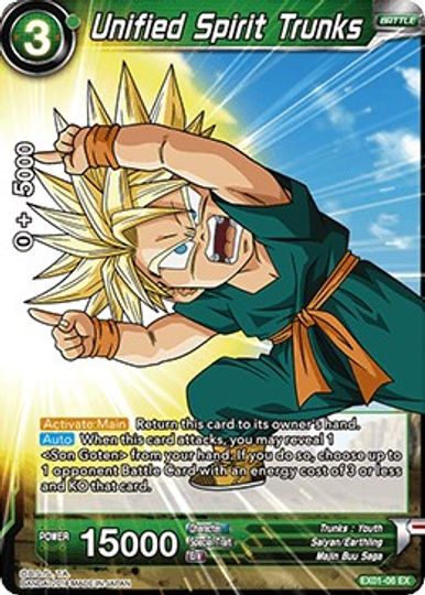 Unified Spirit Trunks (EX01-06) [Mighty Heroes] | Odin's Place