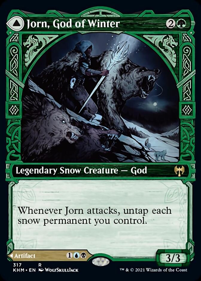 Jorn, God of Winter // Kaldring, the Rimestaff (Showcase) [Kaldheim] | Odin's Place