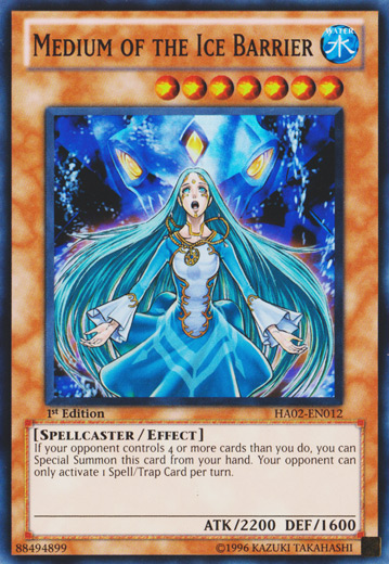 Medium of the Ice Barrier [HA02-EN012] Super Rare | Odin's Place
