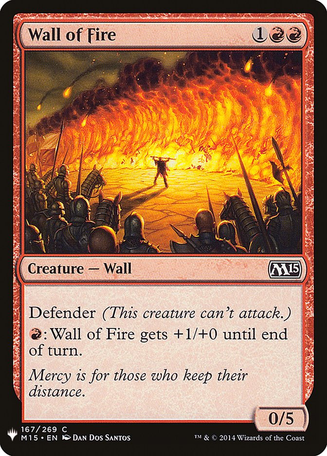 Wall of Fire [Mystery Booster] | Odin's Place