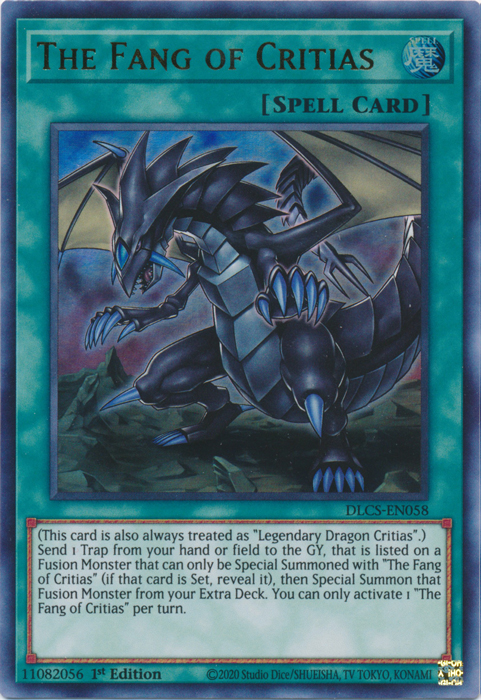 The Fang of Critias [DLCS-EN058] Ultra Rare | Odin's Place