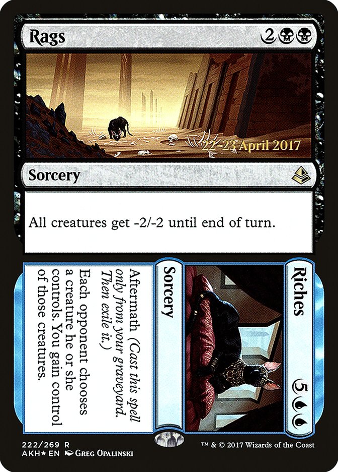 Rags // Riches (222) [Amonkhet Prerelease Promos] | Odin's Place