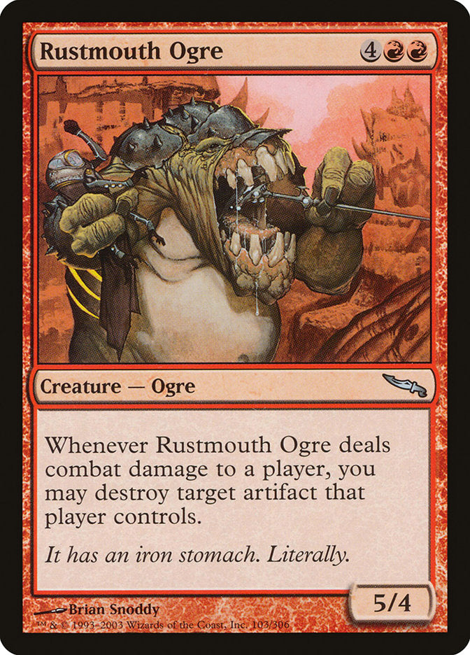 Rustmouth Ogre [Mirrodin] | Odin's Place