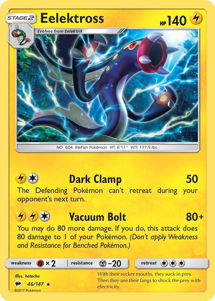 Eelektross (46/147) [Sun & Moon: Burning Shadows] | Odin's Place