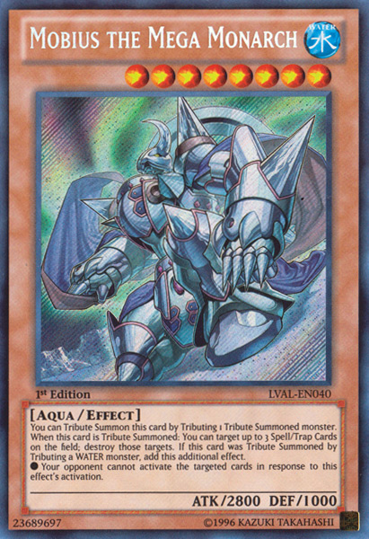 Mobius the Mega Monarch [LVAL-EN040] Secret Rare | Odin's Place