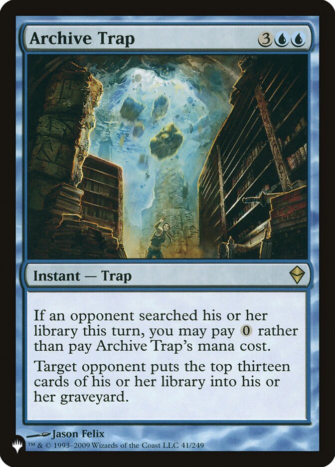 Archive Trap [The List] | Odin's Place