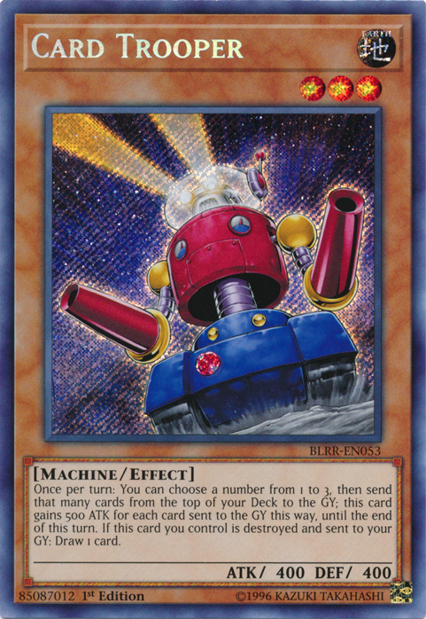 Card Trooper [BLRR-EN053] Secret Rare | Odin's Place