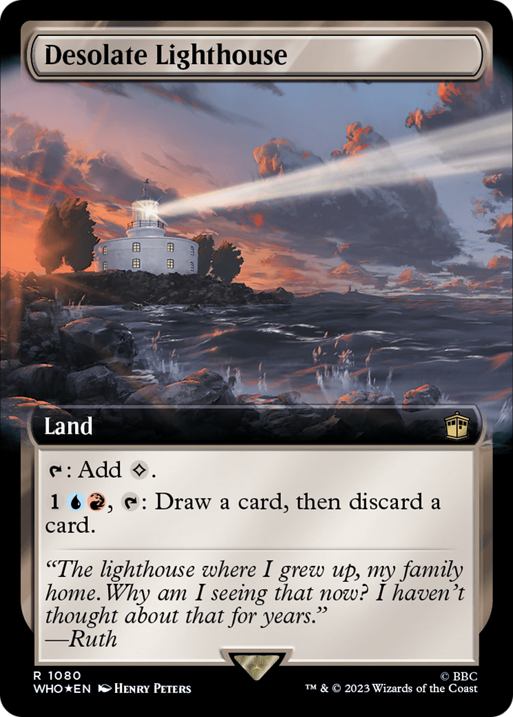 Desolate Lighthouse (Extended Art) (Surge Foil) [Doctor Who] | Odin's Place