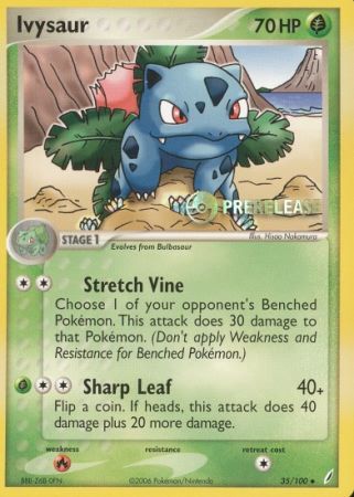 Ivysaur (35/100) (Prerelease Promo) [Nintendo: Black Star Promos] | Odin's Place