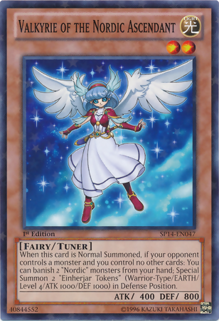 Valkyrie of the Nordic Ascendant [SP14-EN047] Starfoil Rare | Odin's Place