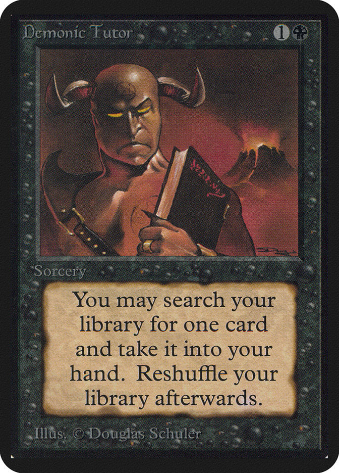 Demonic Tutor (104) [Alpha Edition] | Odin's Place