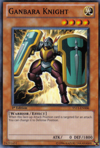 Ganbara Knight [YS11-EN006] Common | Odin's Place