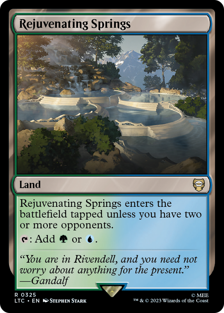 Rejuvenating Springs [The Lord of the Rings: Tales of Middle-Earth Commander] | Odin's Place