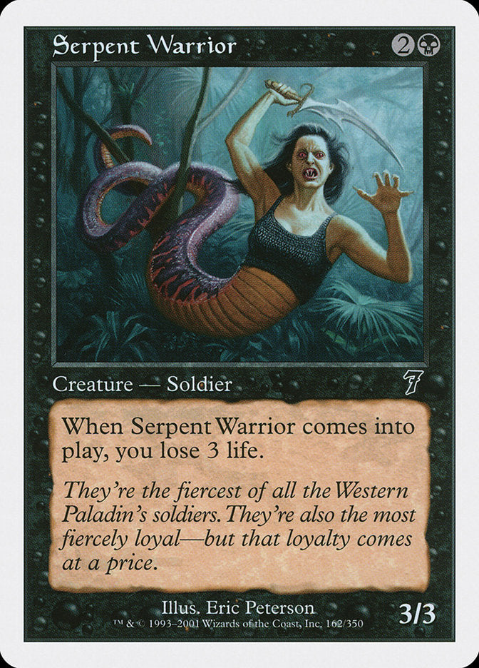 Serpent Warrior (162) [Seventh Edition] | Odin's Place