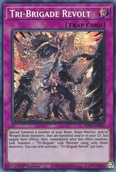 Tri-Brigade Revolt [MP21-EN212] Prismatic Secret Rare | Odin's Place