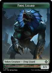Frog Lizard // Merfolk (0003) Double-Sided Token [The Lost Caverns of Ixalan Commander Tokens] | Odin's Place