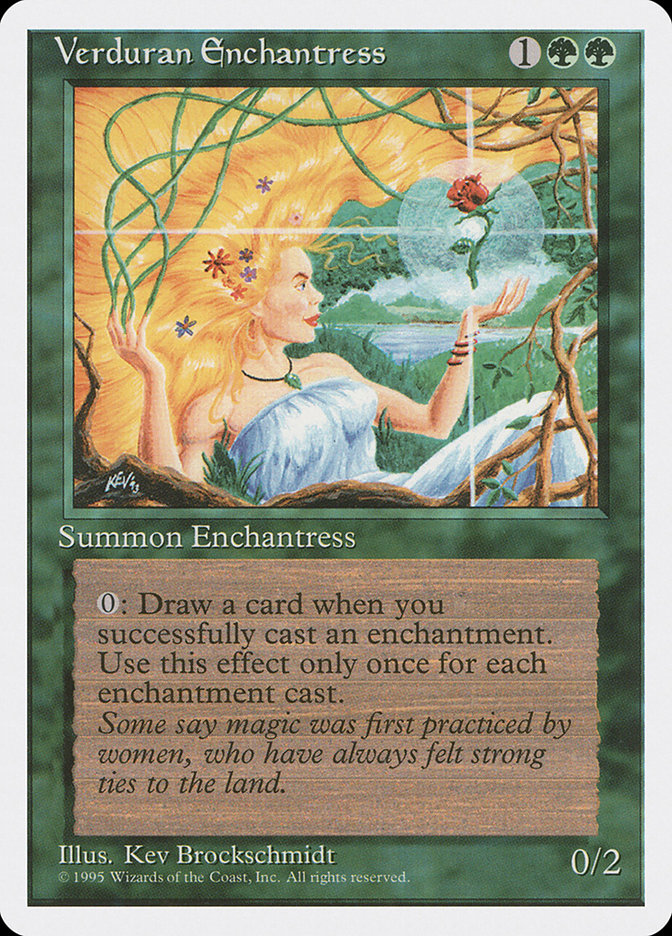 Verduran Enchantress (281) [Fourth Edition] | Odin's Place