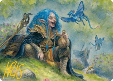 Feywild Trickster Art Card (Gold-Stamped Signature) [Dungeons & Dragons: Adventures in the Forgotten Realms Art Series] | Odin's Place